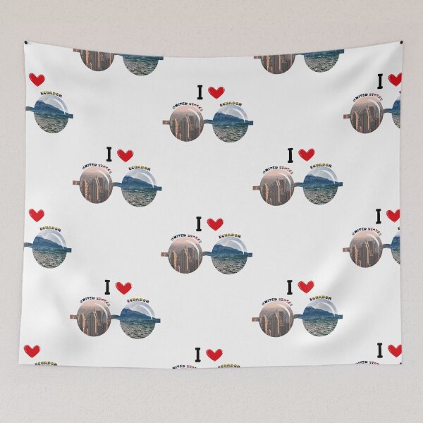 Item preview, Sunglasses I love Ecuador and Unites States designed and sold by Ybeth234.