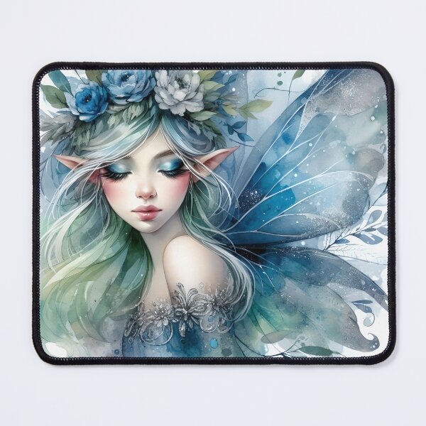 Item preview, Beautiful blue and green fairy designed and sold by Ilikeiwantilove.
