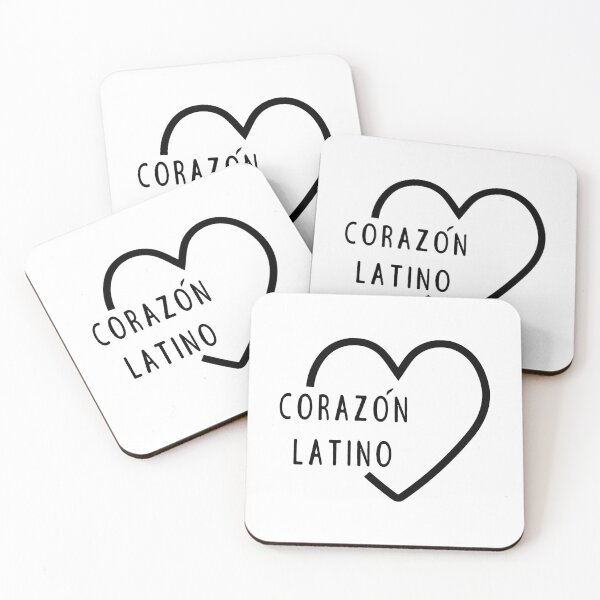 Item preview, Corazon Latino Simply Black designed and sold by DesertRains.