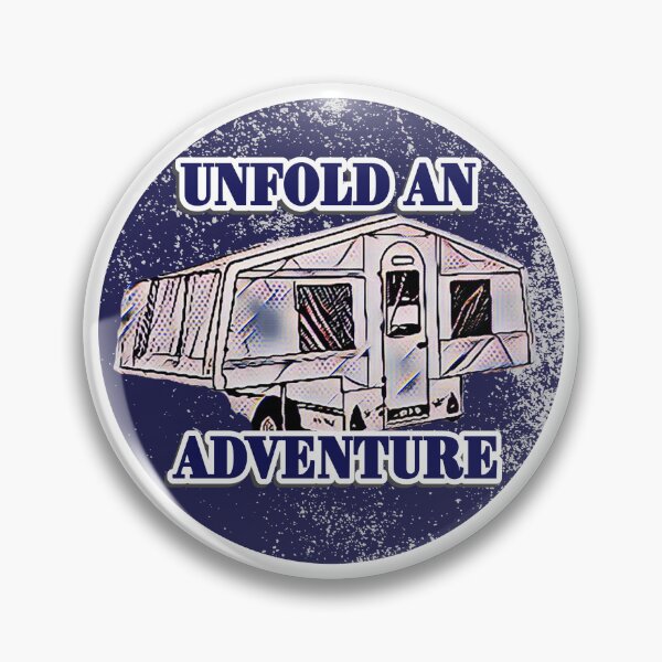 Item preview, Unfold an Adventure Grey Trailer Tent designed and sold by BeccaAelishe.