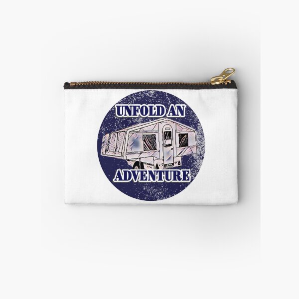 Item preview, Unfold an Adventure Grey Trailer Tent designed and sold by BeccaAelishe.