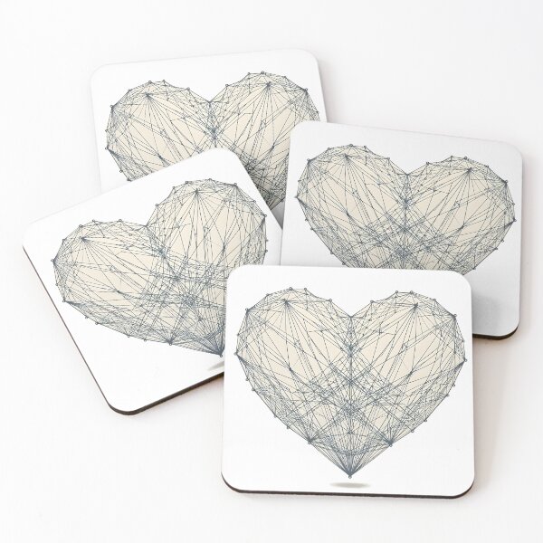 Item preview, Simple Geometric Heart designed and sold by javiixuuuu.