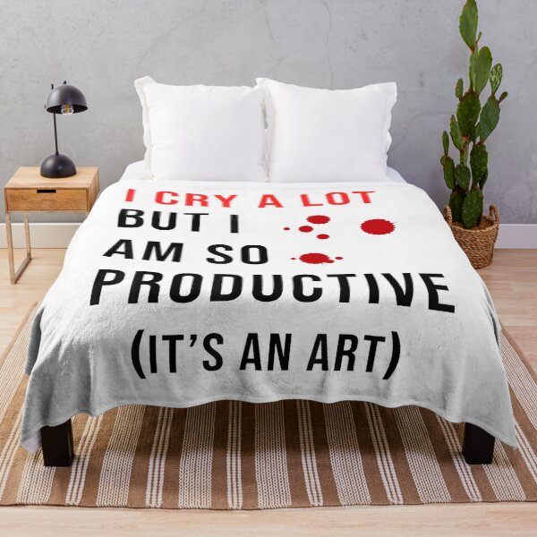 Item preview, I Cry A Lot But I Am So Productive It's An Art designed and sold by skeastore.