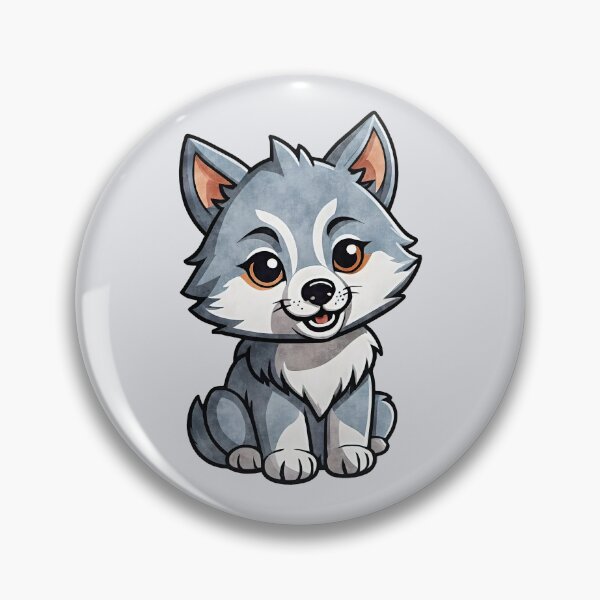 Item preview, Baby wolf designed and sold by strixvariaart.
