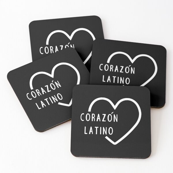 Item preview, Corazon Latino Simply White designed and sold by DesertRains.