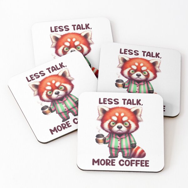 Item preview, Less Talk, More Coffee designed and sold by BanShopDG.