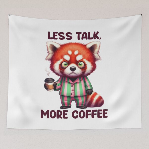 Item preview, Less Talk, More Coffee designed and sold by BanShopDG.