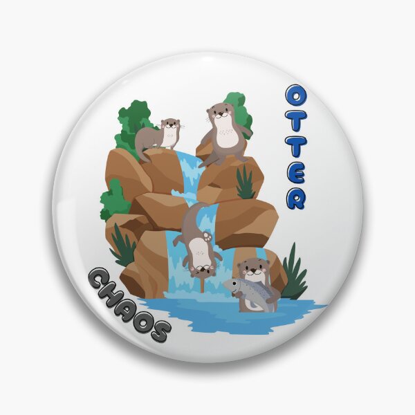 Item preview, Otter waterfall designed and sold by IFarty.