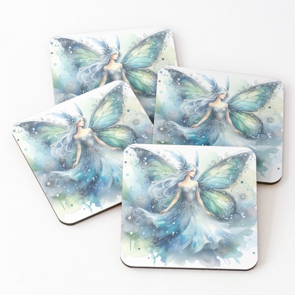 Item preview, Blue and green fairy #2 designed and sold by Ilikeiwantilove.