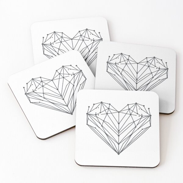 Item preview, Minimalist Abstract Geometric Heart designed and sold by javiixuuuu.
