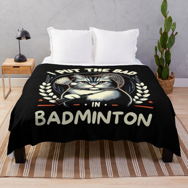 Item preview, I Put the Bad in Badminton designed and sold by Haji Kamora.