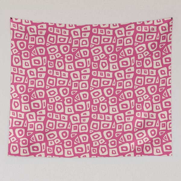 Item preview, Pinky Summer Dreams, Pink Tonal Squares designed and sold by PandaKunst.