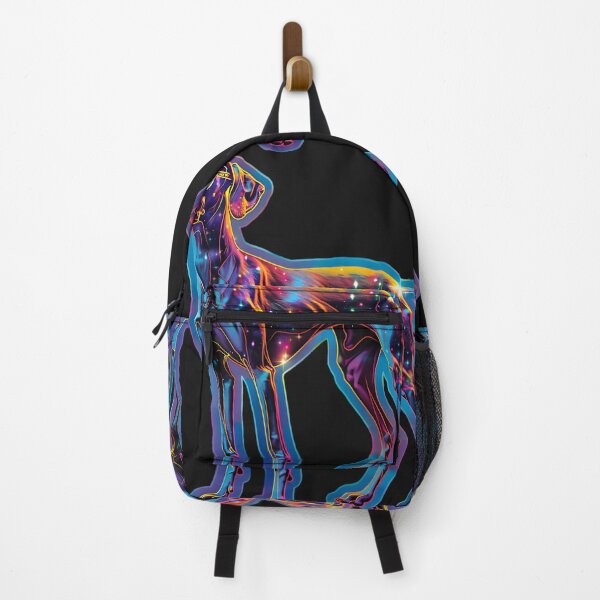Item preview, Glitchy Neon Greyhound designed and sold by AI-Only Creations.