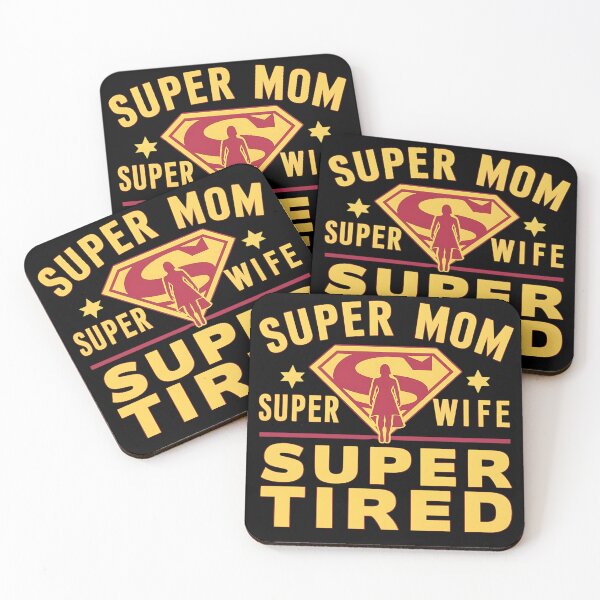 Item preview, Super Mom Super Wife Super Tired designed and sold by Haji  Kamora.