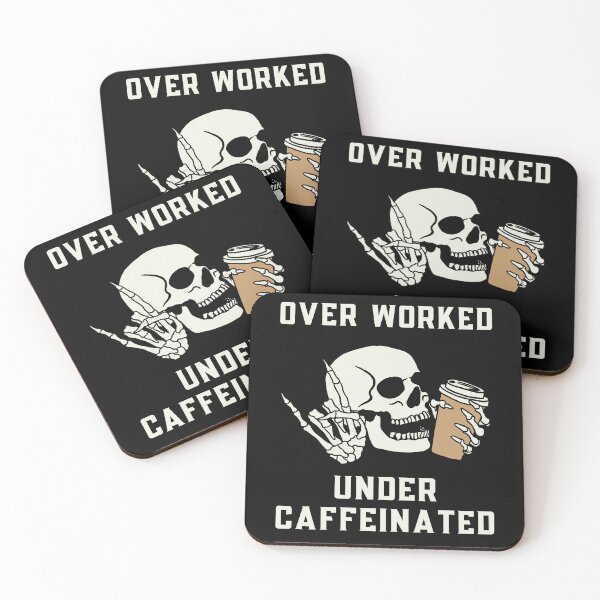 Item preview, Over Worked Under Caffeinated designed and sold by RedPumpFlash.