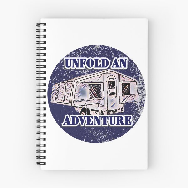 Item preview, Unfold an Adventure Grey Trailer Tent designed and sold by BeccaAelishe.