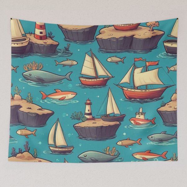 Item preview, ships pattern designed and sold by thetinylili.