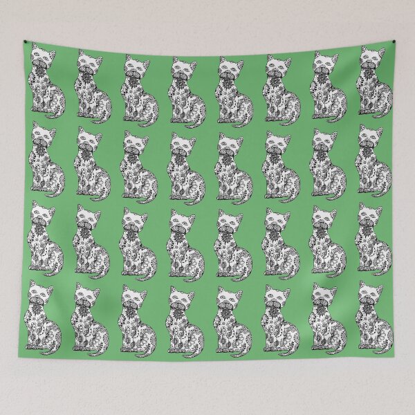 Item preview, Mandala Cat Design designed and sold by Animalith.