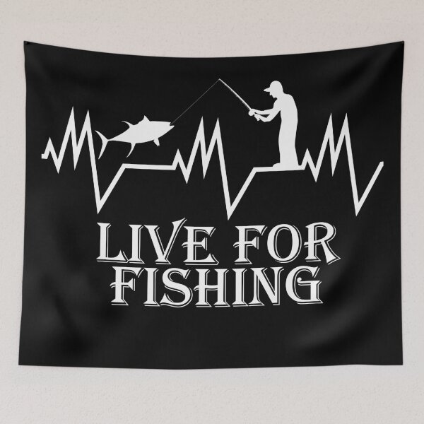Item preview, Live For Fishing designed and sold by Notorious CodFather Designer Studio.