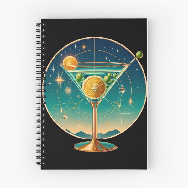 Item preview, Atomic Space Age Martini designed and sold by Lee Hiller Designs.