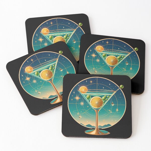 Item preview, Atomic Space Age Martini designed and sold by Lee Hiller Designs.