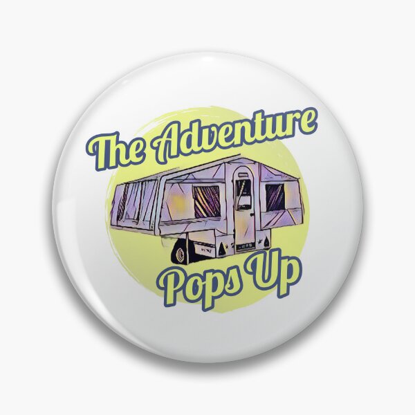 Item preview, The Adventure Pops Up Blue and Yellow Trailer Tent designed and sold by BeccaAelishe.