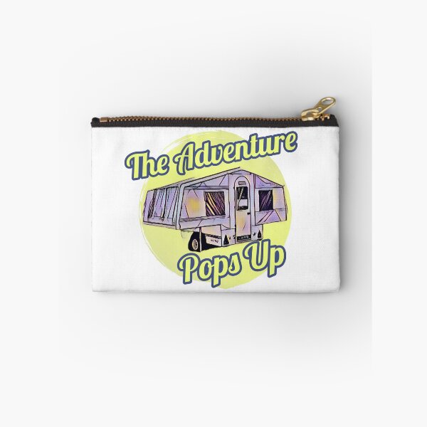 Item preview, The Adventure Pops Up Blue and Yellow Trailer Tent designed and sold by BeccaAelishe.
