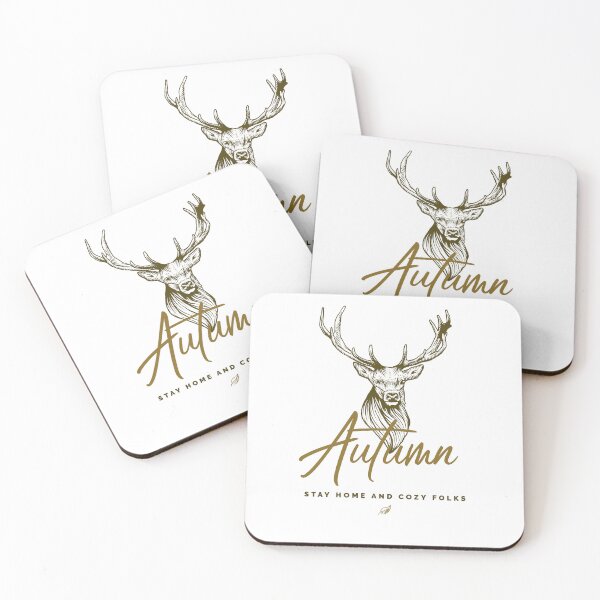 Item preview, Autumn - Stay home and cozy folks designed and sold by Lichtisign.