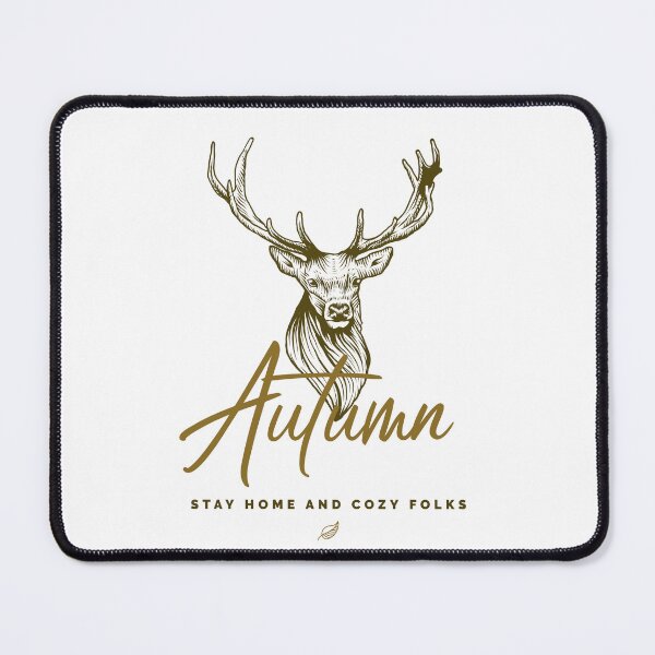 Item preview, Autumn - Stay home and cozy folks designed and sold by Lichtisign.