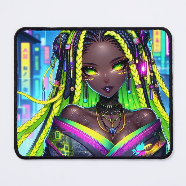 Item preview, Futuristic Neon Beauty designed and sold by The Journey Ain't Mid.