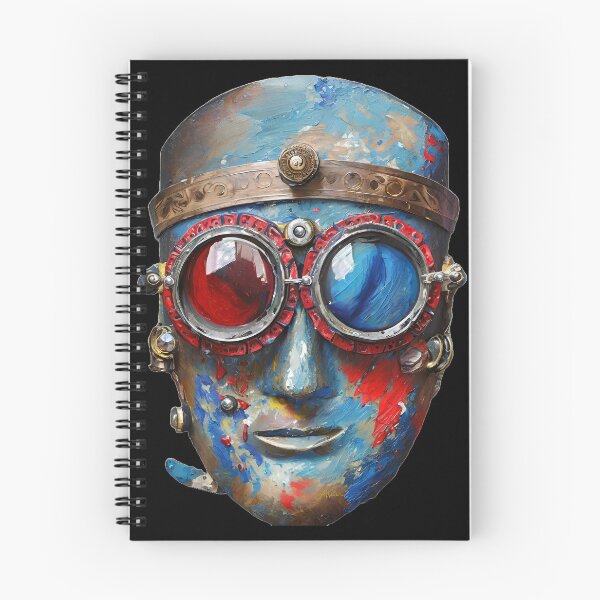 Item preview, Steampunk Metal Death Mask "John Doe" designed and sold by Lee Hiller Designs.