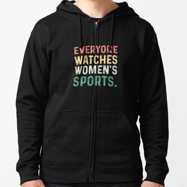 Item preview, Everyone watches women's sports Sticker designed and sold by MousajidouArt.