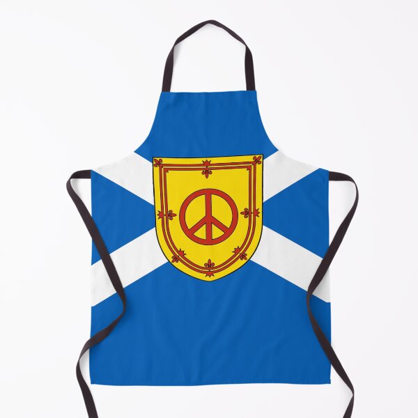 Item preview, Scottish Saltire Flag with Peace Sign Symbol (bratach shalainn na h-Alba le samhla soidhne sìthe) designed and sold by JonathanR1994.