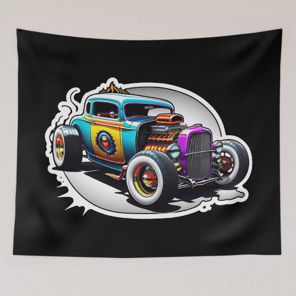 Item preview, Vintage Classic Hot Rod - Rat Rod Race Car designed and sold by TheArtOfPat.