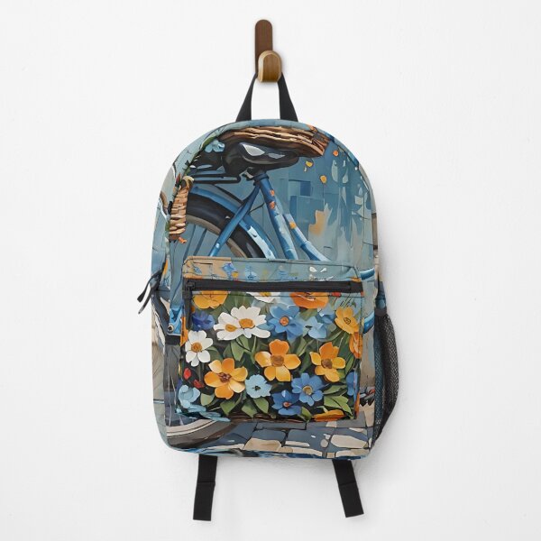 Item preview, Le vélo bleu avec des fleurs designed and sold by Godd Status.