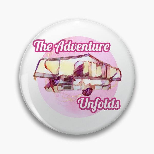 Item preview, The Adventure Unfolds Pink and Purple Folding Caravan designed and sold by BeccaAelishe.
