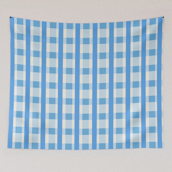 Item preview, Blue White Plaid Pattern Design designed and sold by signshirtz.