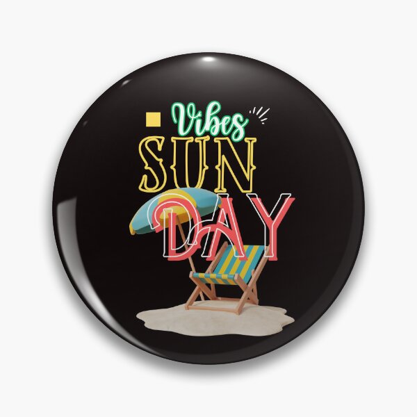 Item preview, Vibes Sun Day with the umbrella designed and sold by Lucky Day Shop 777.