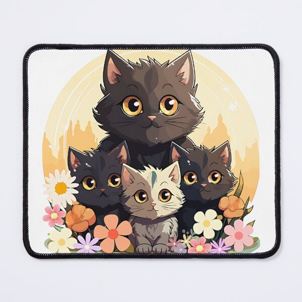 Item preview, T-shirt cat and flowers  designed and sold by Originaledesign.