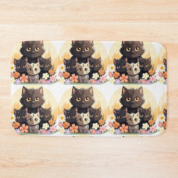 Item preview, T-shirt cat and flowers  designed and sold by Originaledesign.