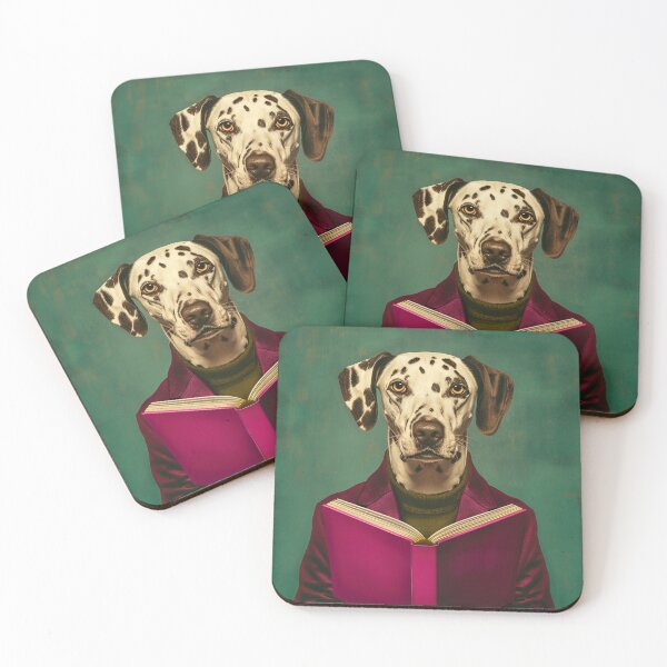 Item preview, Dog reading book  designed and sold by PixcelStudioB.