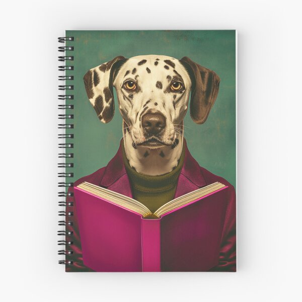 Item preview, Dog reading book  designed and sold by PixcelStudioB.