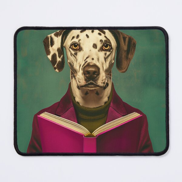Item preview, Dog reading book  designed and sold by PixcelStudioB.