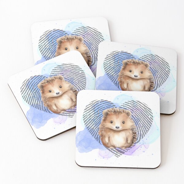 Artikelvorschau, Lovely Hedgehog – Herz voller Liebe entworfen und verkauft von GusiaTreasures.