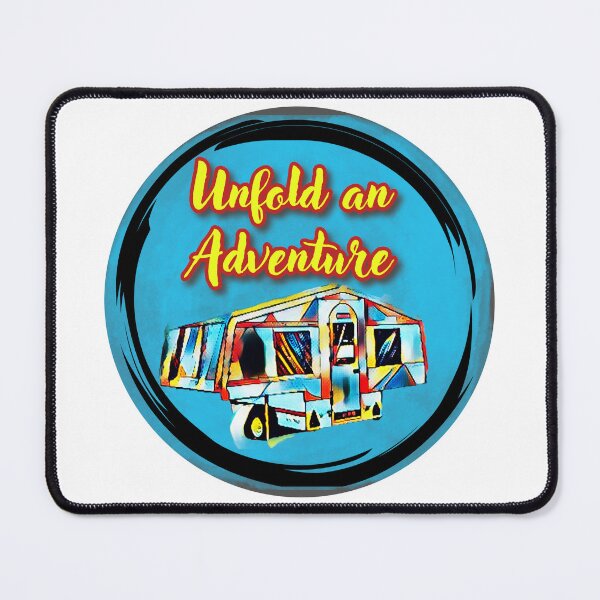 Item preview, Unfold an Adventure Multi Coloured Trailer Tent designed and sold by BeccaAelishe.