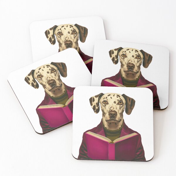 Item preview, Dog reading book  designed and sold by PixcelStudioB.