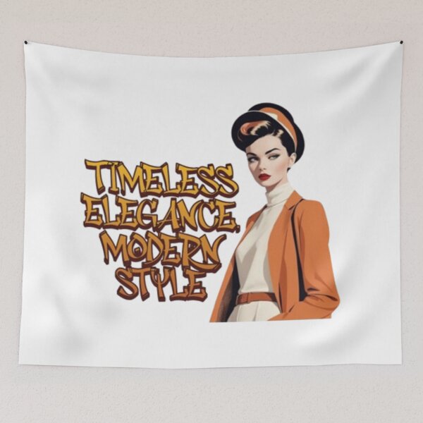 Item preview, Retro elegant woman with a modern twist designed and sold by Karina Creative Studio.