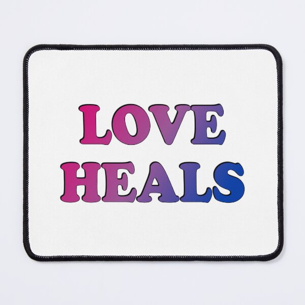 Item preview, Bi Pride - Love heals designed and sold by Inspirationmotivation.
