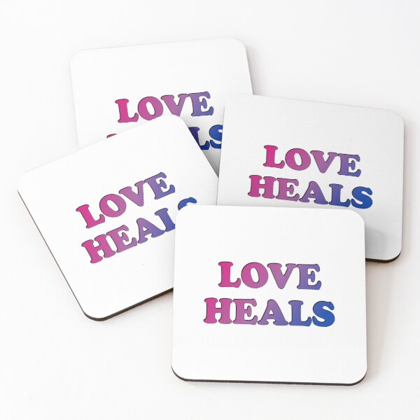 Item preview, Bi Pride - Love heals designed and sold by Inspirationmotivation.