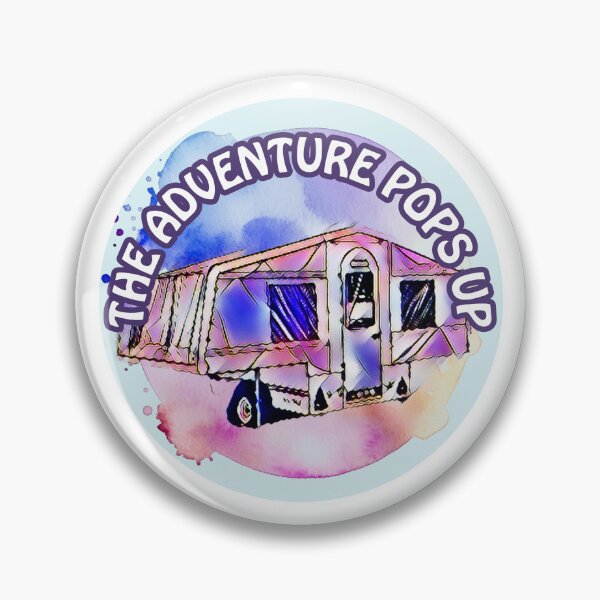 Item preview, The Adventure Pops Up Pink and Purple Trailer Tent designed and sold by BeccaAelishe.